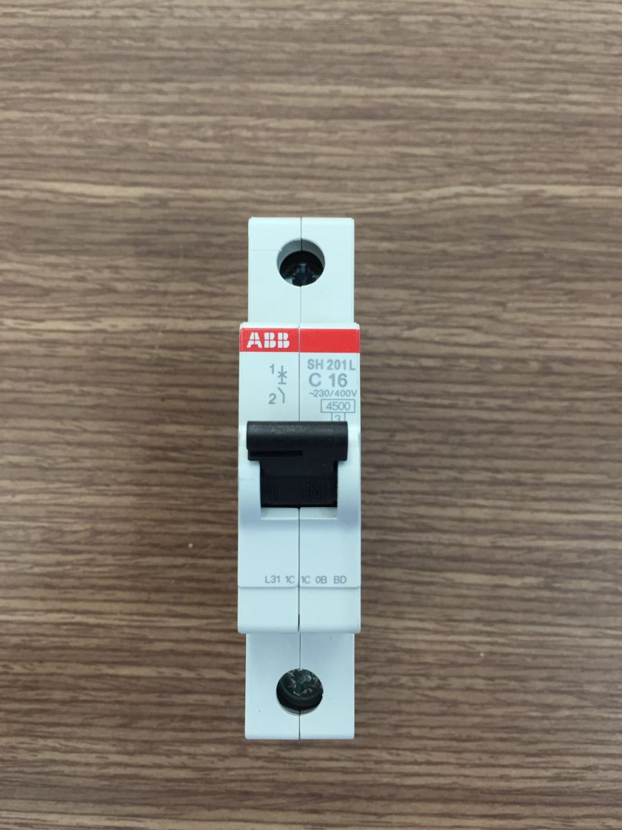MCB ABB 1P, 4,5kA (16A)- SH201L-C16