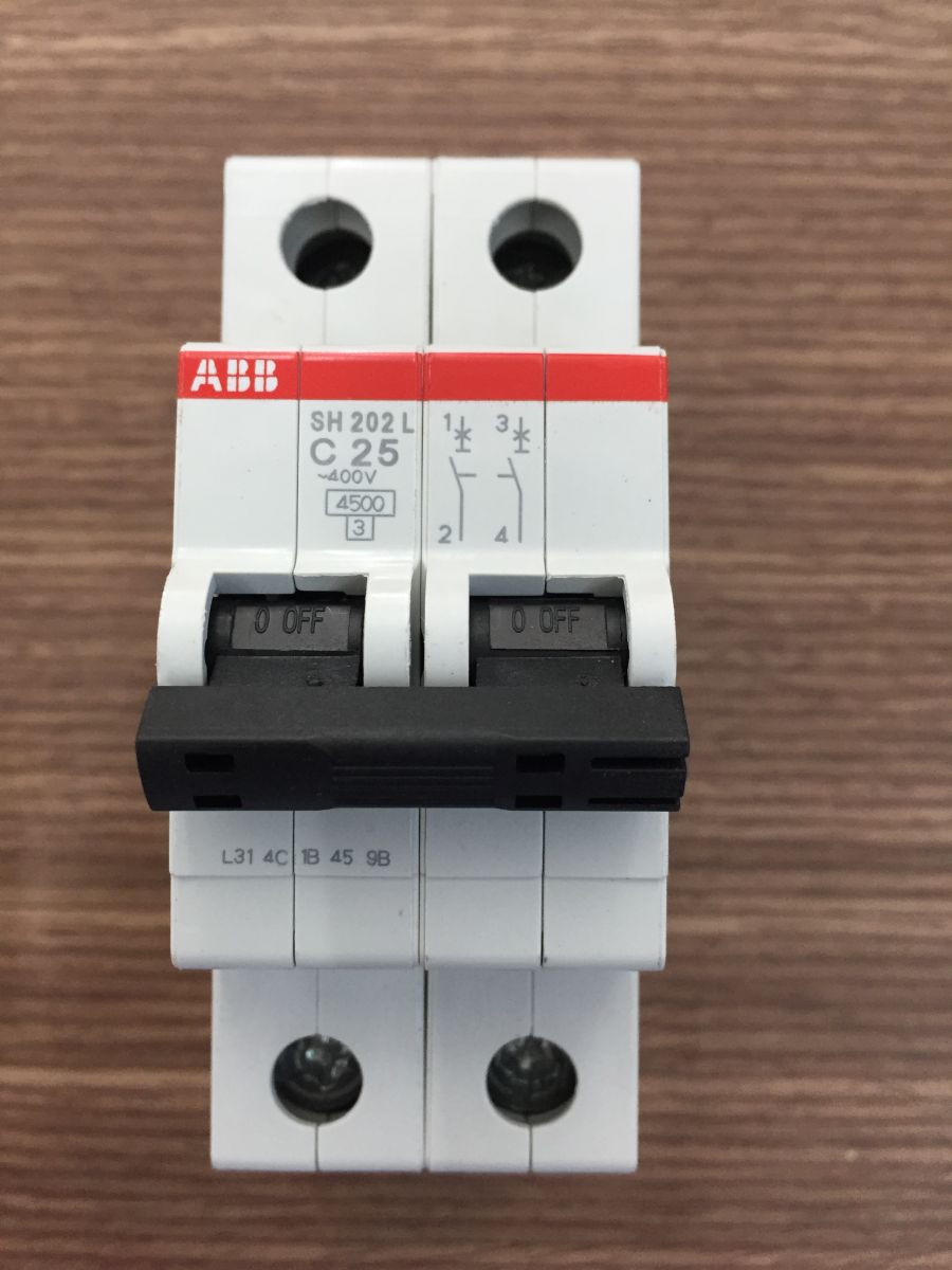 MCB ABB 2P, 4,5kA (25A) SH202L-C25